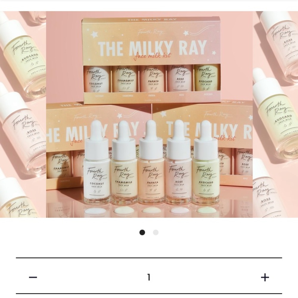 Fourth Ray beauty face milks
